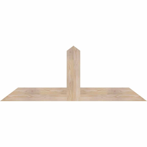 Ekena Millwork Portland Smooth Timber Gable Bracket, Douglas Fir, 60"W x 22"H x 1 1/2"D x 5 1/2"F, 9/12 Pitch GBW060X22X0206POR00SDF - main